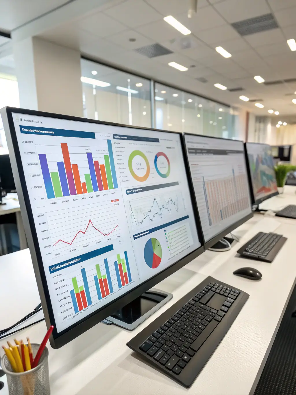 An image of a social media dashboard displaying analytics and engaging content, illustrating Launch Lead's social media marketing expertise.